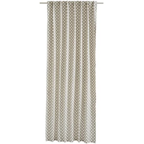 Esprit Fertigvorhang E-Ruby , Creme, Schwarz, Beige , Textil , Raute , 130 cm , für Stange und Schiene geeignet , Wohntextilien, Gardinen & Vorhänge, Fertiggardinen, Fertiggardinen