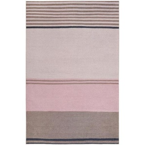 Esprit Flachwebeteppich Camps Bay, Braun, Rosa, Beige, Textil, Streifen, rechteckig, 130 cm, Hohenstein, Oeko-Tex® Standard 100, für Fußbodenheizung geeignet, in verschiedenen Größen erhältlich, Hausstauballergiker stuhlrollengeeignet, pflegeleicht,