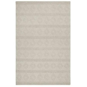 Esprit Handwebteppich - weiß - Wolle - 160 cm | Möbel Kraft