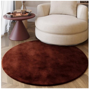 Esprit Hochflor-Teppich Alice ESP-4377 Kunstfell, rund, Höhe: 25 mm, Kaninchenfell-Haptik, besonders weich und dicht, für alle Räume