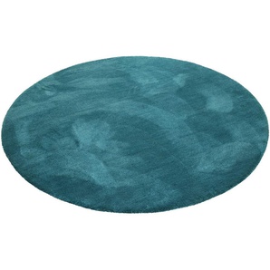 Esprit Hochflor-Teppich Relaxx ESP-4150, rund, Höhe: 25 mm, Wohnzimmer, sehr große Farbauswahl, weicher dichter Hochflor