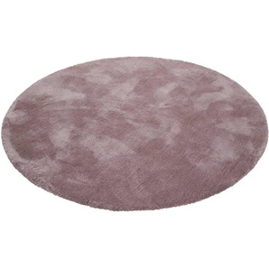 Esprit Hochflor-Teppich Relaxx, rund, Höhe: 25 mm, Wohnzimmer, sehr große Farbauswahl, weicher dichter Hochflor