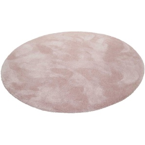 Esprit Hochflor-Teppich Relaxx ESP-4150, rund, Höhe: 25 mm, Wohnzimmer, sehr große Farbauswahl, weicher dichter Hochflor