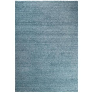 Esprit Hochflorteppich, Blau, Textil, Uni, rechteckig, 130x190 cm, Textiles Vertrauen - Oeko-Tex®, Hohenstein, Oeko-Tex® Standard 100, für Fußbodenheizung geeignet, in verschiedenen Größen erhältlich, Hausstauballergiker pflegeleicht, strapazierfähig,