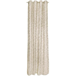 Esprit Ösenschal E-Cosmo , Creme, Natur, Beige , Textil , Uni , 140x250 cm , Wohntextilien, Gardinen & Vorhänge, Fertiggardinen, Ösenschals