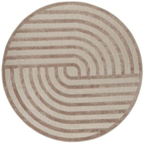 Esprit Outdoor-Teppich ¦ braun ¦ Synthethische Fasern ¦ Maße (cm): B: 200 H: 0,6