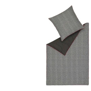 Esprit Satin Bettwäsche-Set - schwarz - Materialmix - 135 cm - 2 cm | Möbel Kraft
