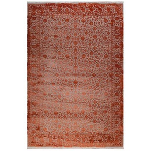 Esprit Vintage-Teppich Florida, Grau, Terracotta, Textil, rechteckig, 120 cm, Textiles Vertrauen - Oeko-Tex®, für Fußbodenheizung geeignet, in verschiedenen Größen erhältlich, pflegeleicht, leicht zusammenrollbar, Teppiche & Böden, Teppiche,