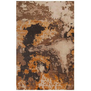 Esprit Vintage-Teppich Manhattan, Schwarz, Gold, Beige, Textil, Vintage, rechteckig, 170x240 cm, GoodWeave, in verschiedenen Größen erhältlich, Teppiche & Böden, Teppiche, Vintage-Teppiche
