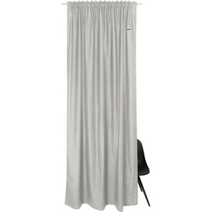 Vorhang ESPRIT Neo Gardinen Gr. 250 cm, verdeckte Schlaufen, 130 cm, grau (grey, grau, hellgrau) Verdeckte Schlaufen aus nachhaltiger Baumwolle, blickdicht