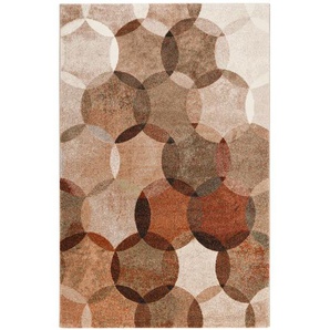 Esprit Webteppich Modernina, Braun, Beige, Rotbraun, Textil, Graphik, rechteckig, 120 cm, Textiles Vertrauen - Oeko-Tex®, Hohenstein, AZO-frei, Oeko-Tex® Standard 100, für Fußbodenheizung geeignet, in verschiedenen Größen erhältlich, UV-beständig, Fasern