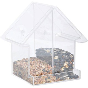 Esschert Design Kombi-Fenster-Vogelfutterhaus Acryl