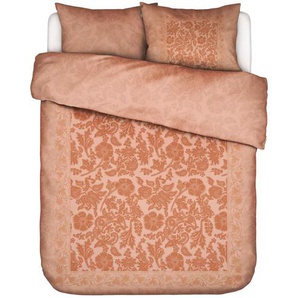 Essenza Bettwäsche, Pink, Textil, Blume, 200x200 cm, Gots, weiche und anschmiegsame Oberfläche, Schlaftextilien, Bettwäsche, Bettwäsche, Satin-Bettwäsche