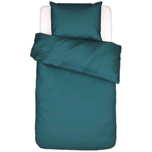 Essenza Bettwäsche, Blau, Textil, Uni, 135x200 cm, Oeko-Tex® Standard 100, weiche und anschmiegsame Oberfläche, Schlaftextilien, Bettwäsche, Bettwäsche