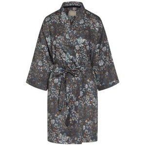 Essenza Kimono, Blau, Textil, Floral, female, Badtextilien, Bademäntel