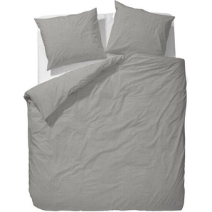 Essenza Renforcé Bettwäsche-Garnitur Guy Farbe Stone Größe 155x220+80x80
