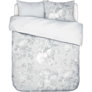 Essenza Satin-Bettwäsche-Garnitur Floor Farbe Illusion Blue Größe 155x220+80x80 44821612