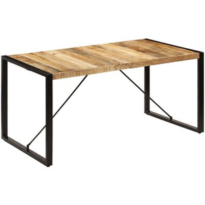 Esstisch 160x80x75 cm Massivholz Mango