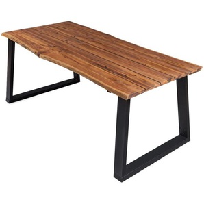 Esstisch 170x90x75 cm Massivholz Akazie