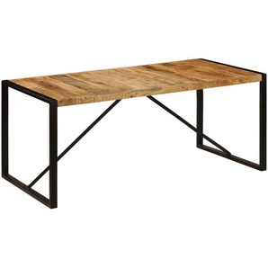 Esstisch 180 x 90 x 75 cm Massivholz Mango