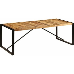 Esstisch 220x100x75 cm Massivholz Mango vidaXL
