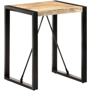Esstisch 60x60x75 cm Raues Mango-Massivholz