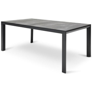 Esstisch Acarna, Teakholz/anthrazit, 180 cm