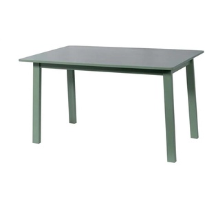 Esstisch aus Massivholz Siro ¦ grün ¦ Maße (cm): B: 75 H: 74