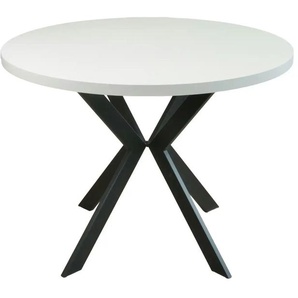 Esstisch ausziehbar - beige - Materialmix - 100 cm - 76,5 cm | Möbel Kraft