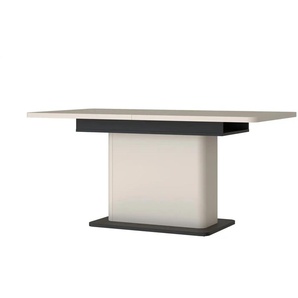 Esstisch ausziehbar - beige - Materialmix - 90 cm - 76,4 cm | Möbel Kraft