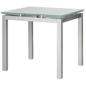 Esstisch ausziehbar Emanuel | silber | 75 cm | 75 cm |