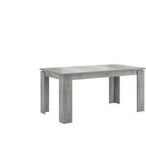 Esstisch ausziehbar   ¦ grau ¦ Maße (cm): B: 160 H: 76