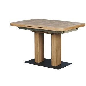 Esstisch ausziehbar Tizian ¦ holzfarben ¦ Maße (cm): B: 80 H: 75,5