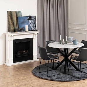 Esstisch Baalke 110 cm Ø 110cm Weiß
