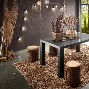 Esstisch Big System Deluxe in flamed wood black