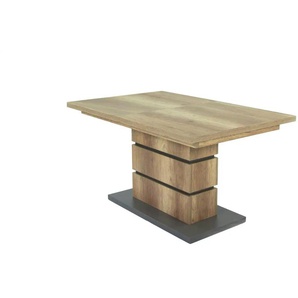 by Living Esstisch mit Auszug Bea ¦ braun ¦ Maße (cm): B: 140 H: 75