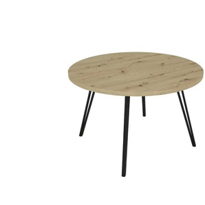 Esstisch - braun - Materialmix - 120 cm - 76 cm | Möbel Kraft