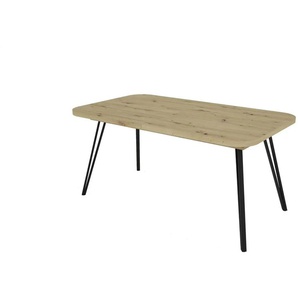 Esstisch - braun - Materialmix - 160 cm - 76 cm | Möbel Kraft