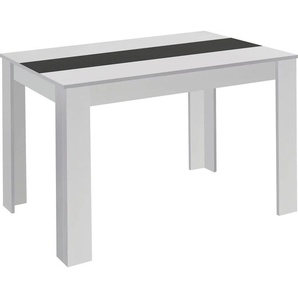 Esstisch BYLIVING Nori Tische Gr. B/H/T: 140 cm x 75 cm x 80 cm, weiß (weiß, weiß, weiß) Esstische rechteckig
