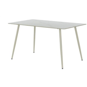 Esstisch - creme - Materialmix - 90 cm - 76 cm | Möbel Kraft