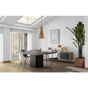 Esstisch ll 130 x 130 cm Schwarz/Grau