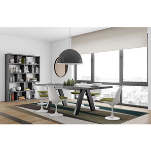 Esstisch lll 200 x 77 x 100cm Schwarz/Grau