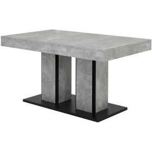 Esstisch Drace 140 x 76 x 80cm Grau
