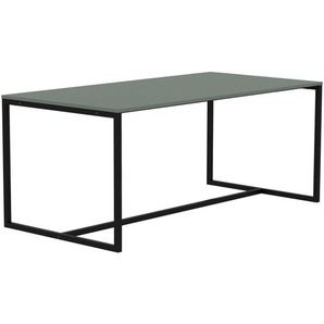 Xxxl Esstisch Lipp, Dunkelgrün, Holzwerkstoff, rechteckig, eckig, Flachrohr, 90x75x180 cm, in verschiedenen Größen erhältlich, Esszimmer, Tische,
