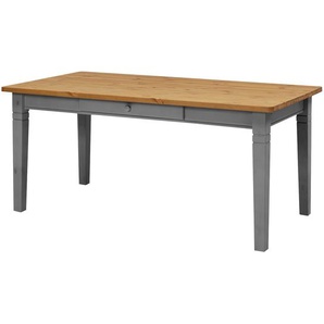 Esstisch V 180 x 90 cm Grau/Kiefer Laugenfarbig/Kiefer Grau