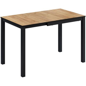 Esstisch Granny, Eiche/Anthrazit, 120 x 70 cm ausziehbar Vicco