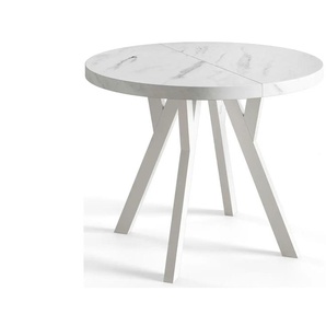 Esstisch ausziehbar Ove ¦ grau Ø: 100