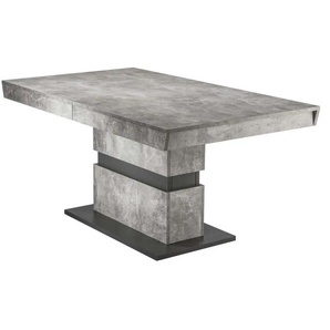 Esstisch - grau - Materialmix - 140 cm - 75 cm | Möbel Kraft