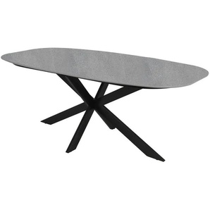 by Living Esstisch - grau - Materialmix - 200 cm - 76 cm | Möbel Kraft