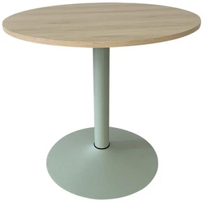 Esstisch - grün - Materialmix - 76 cm - 80.0 | Möbel Kraft